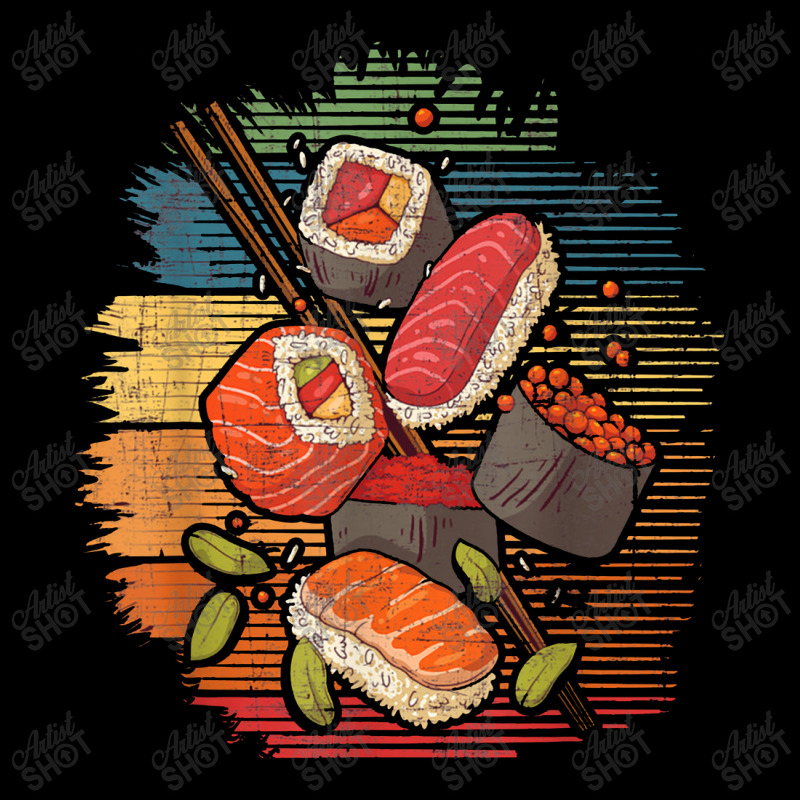 Sushi Retro Art Japan Japanese Food Lover Cuisine Chef Youth Hoodie by selesaisudah | Artistshot