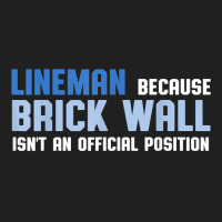 Football Lineman Brick Wall Shirt Ladies Polo Shirt | Artistshot