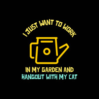 I Just Want To Work In My Garden And Hangout With My Cat Toddler 3/4 Sleeve Tee | Artistshot