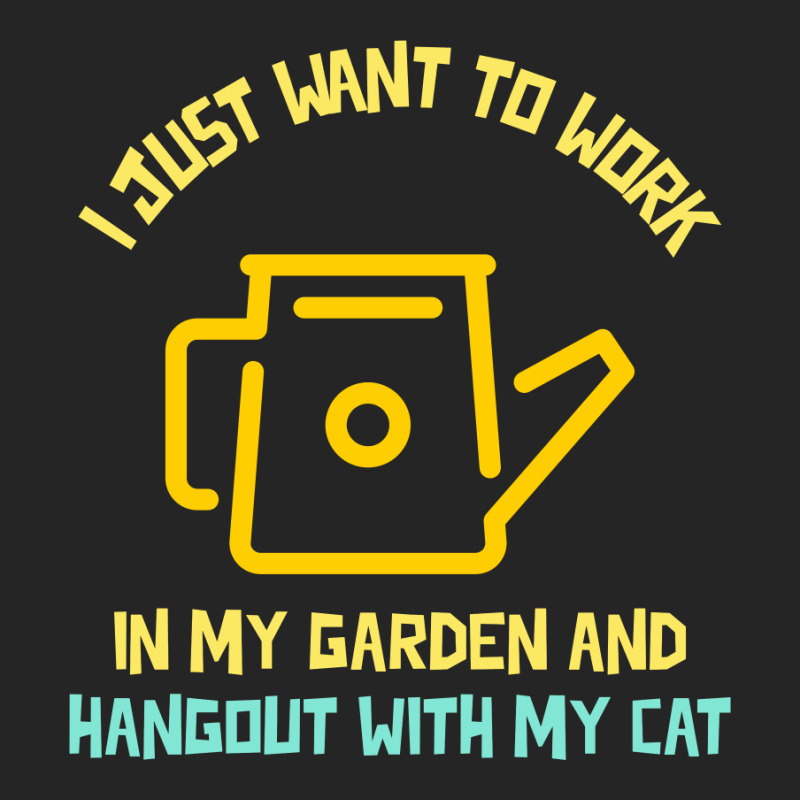 I Just Want To Work In My Garden And Hangout With My Cat Unisex Hoodie by Favorite | Artistshot