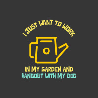 I Just Want To Work In My Garden And Hangout With My Dog Toddler Hoodie | Artistshot