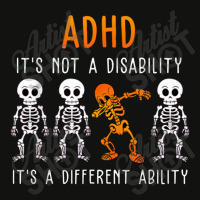 It's Not Disability It's A Different Ability Adhd Awareness Scorecard Crop Tee | Artistshot