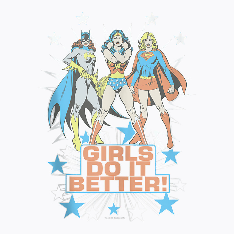 Wonder Woman Supergirl Batgirl Girls Do It Better Tank Top T-shirt | Artistshot