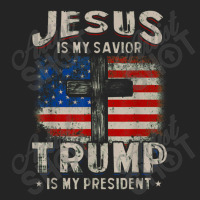 Jesus Is My Savior Trump Is My President 3/4 Sleeve Shirt | Artistshot