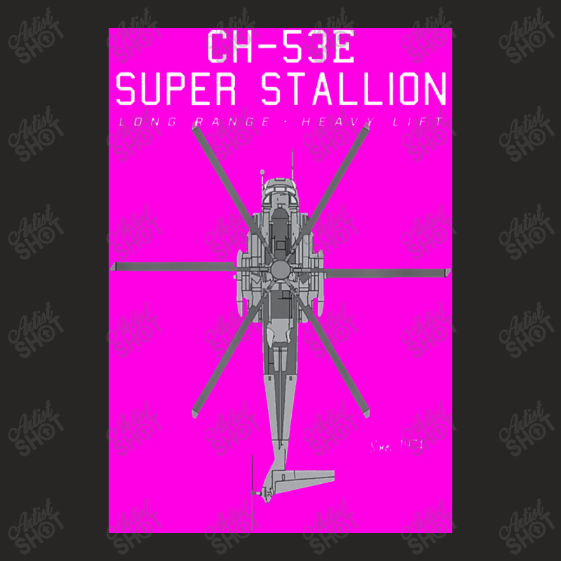 Ch 53e Super Stallion Military Helicopter Ladies Fitted T-Shirt by selaynanas | Artistshot