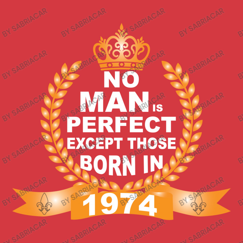 No Man Is Perfect Except Those Born In 1974 Men's Polo Shirt | Artistshot