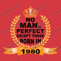 No Man Is Perfect Except Those Born In 1980 Men's Polo Shirt | Artistshot