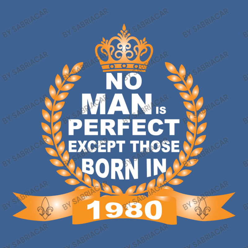 No Man Is Perfect Except Those Born In 1980 Men's Polo Shirt | Artistshot