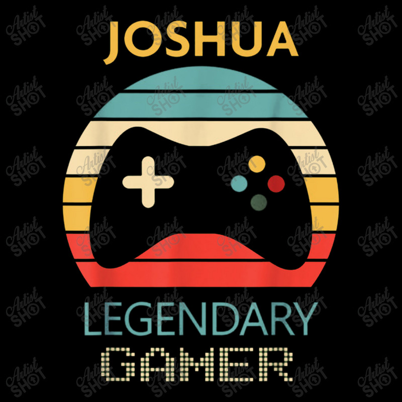 Joshua Name Gift   Personalized Legendary Gamer Zipper Hoodie | Artistshot