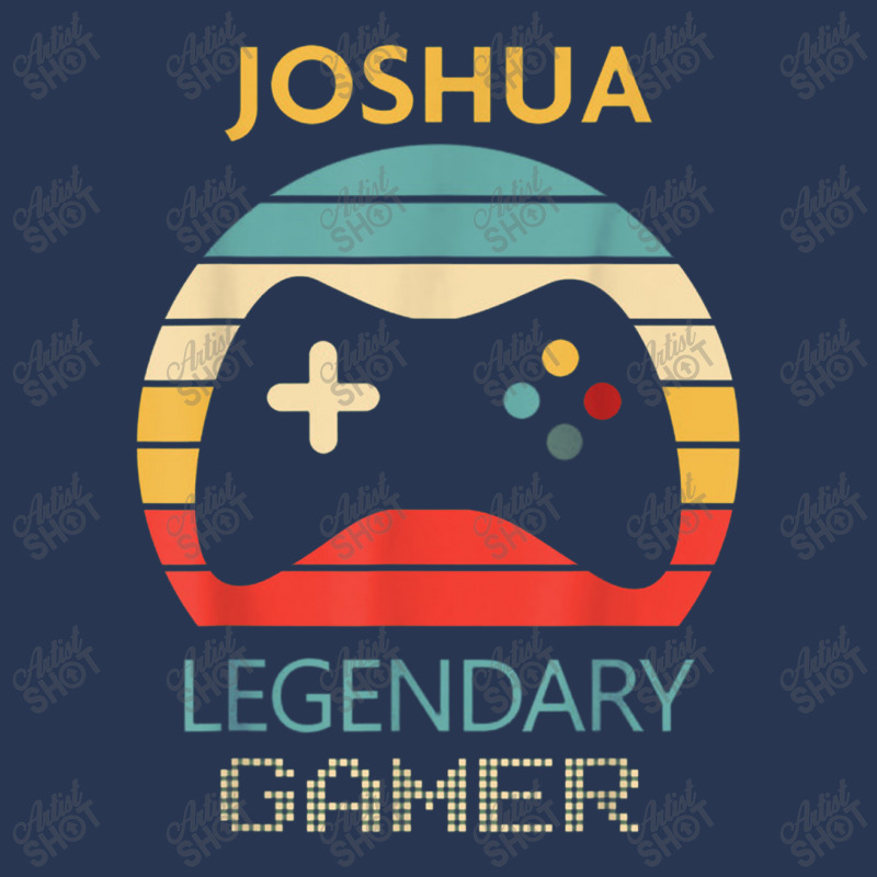 Joshua Name Gift   Personalized Legendary Gamer Men Denim Jacket | Artistshot