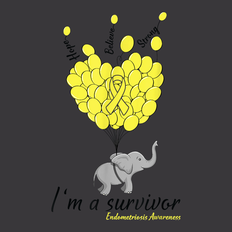 Elephant I'm A Survivor Heart Endometriosis Awareness Gift T Shirt Ladies Curvy T-Shirt by corni3t6 | Artistshot