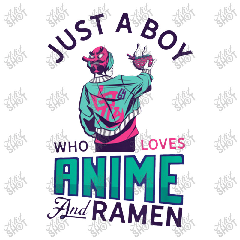 Just A Boy Who Loves Anime And Ramen Present For Anime Lover 3/4 Sleeve Shirt | Artistshot