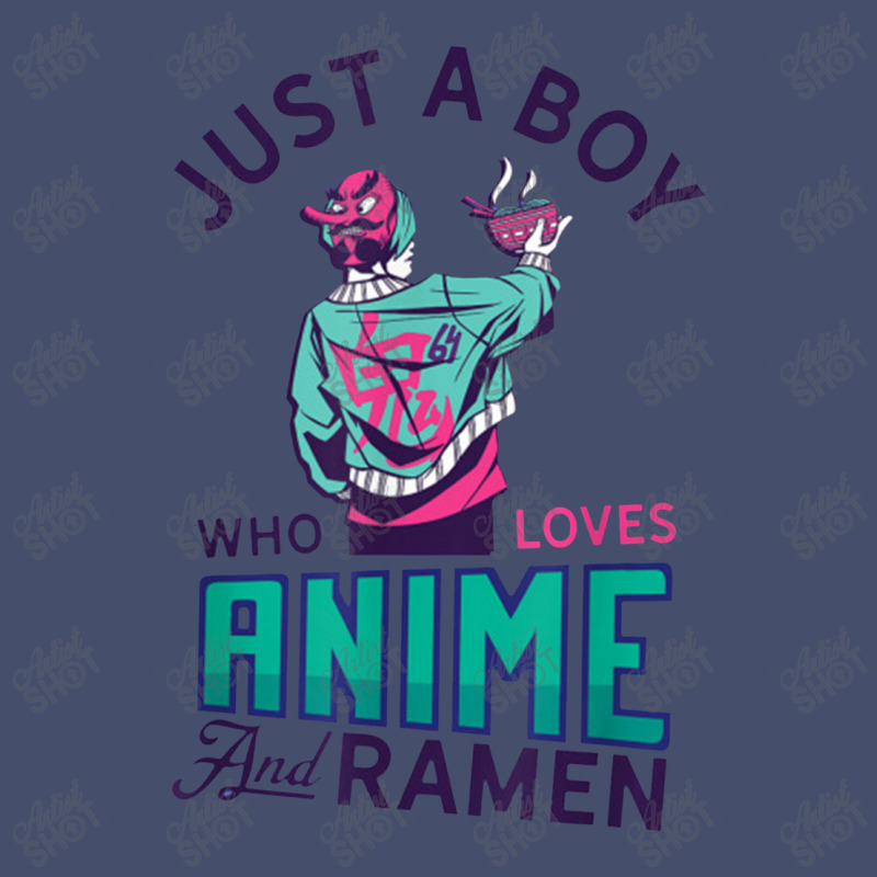 Just A Boy Who Loves Anime And Ramen Present For Anime Lover Vintage Short | Artistshot