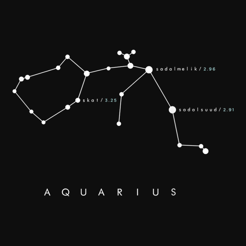 Aquarius Constellation T Shirt   Astronomy Stargazing Crop Top by tandonwelters | Artistshot