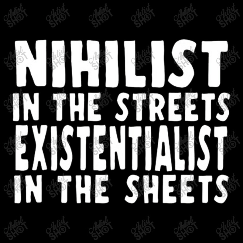 Nihilist In The Streets, Existentialist In The Sheets Long Sleeve Baby Bodysuit by selaynanas | Artistshot