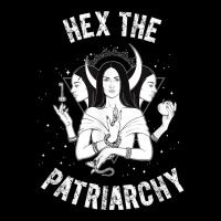 Hex The Patriarchy Hecate Triple Moon Goddess Feminist T Shirt Cropped Hoodie | Artistshot