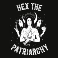 Hex The Patriarchy Hecate Triple Moon Goddess Feminist T Shirt Scorecard Crop Tee | Artistshot