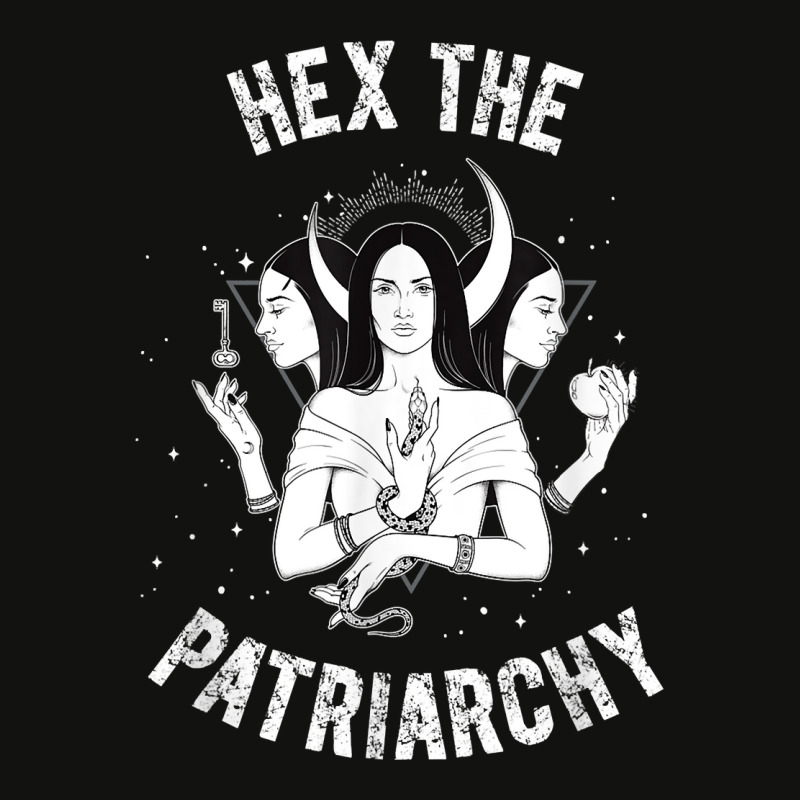 Hex The Patriarchy Hecate Triple Moon Goddess Feminist T Shirt Scorecard Crop Tee by emly9i8u7y6y5t | Artistshot