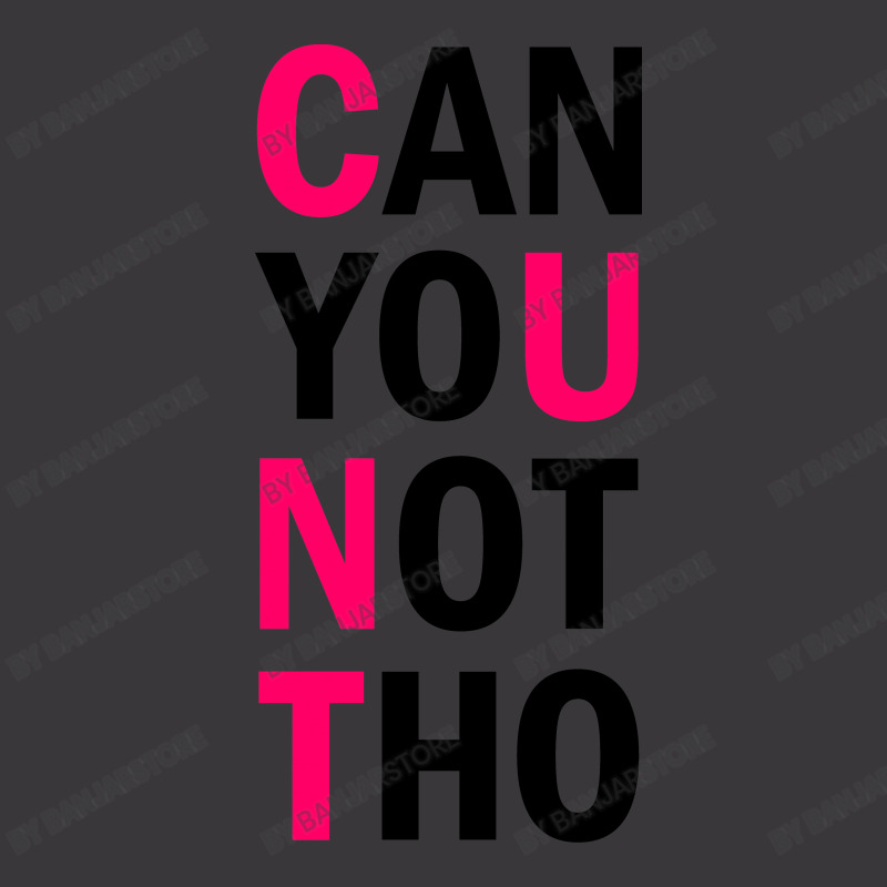 Can You Not Tho (black Text) Ladies Curvy T-Shirt by banjarstore | Artistshot