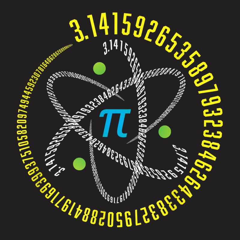 Atom Pi Math Science Stem Gift 3.14 Pi Day T Shirt T-shirt | Artistshot