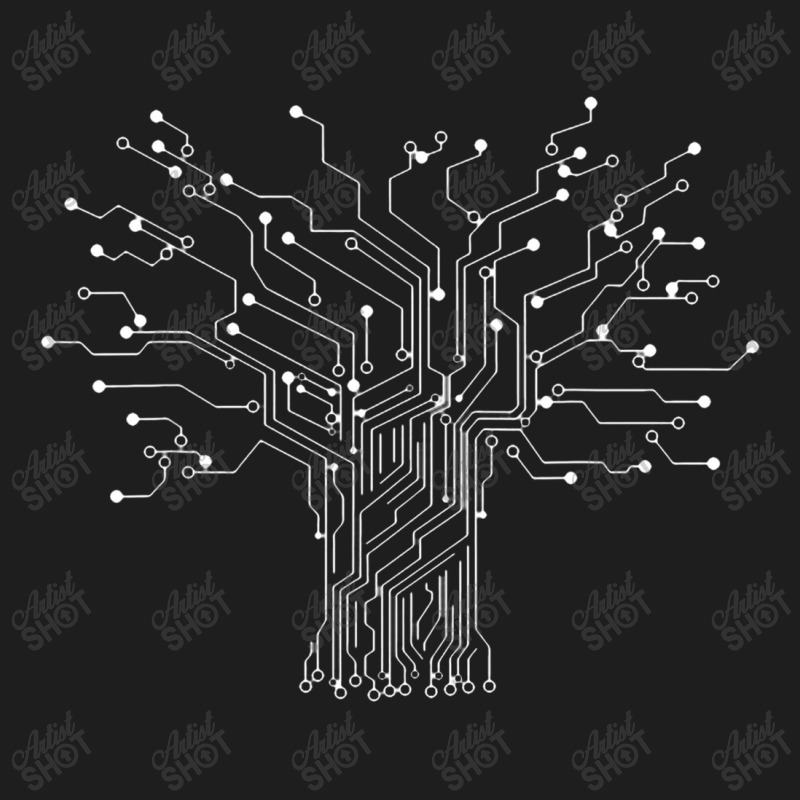 Electronics Technician Binary Tree   Electrical Engineer Classic T-shirt by matiroso | Artistshot