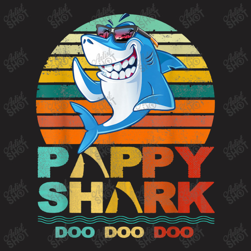 Pappy Shark Pappy Shark Lover Family Father's Day T-shirt | Artistshot