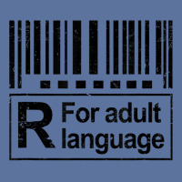 Barcode Sign R For Adult Language Warning Label Sign T Shirt Lightweight Hoodie | Artistshot