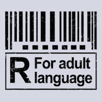 Barcode Sign R For Adult Language Warning Label Sign T Shirt Fleece Short | Artistshot