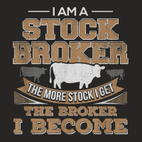 Cattle Rancher Funny Cow Shirt Stockbroker Cattleman Farmer Ladies Fitted T-shirt | Artistshot