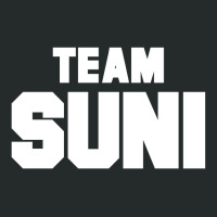 Team Suni - Black And White Women's Triblend Scoop T-shirt | Artistshot