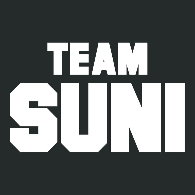 Team Suni - Black And White Women's Triblend Scoop T-shirt by HelloShop | Artistshot