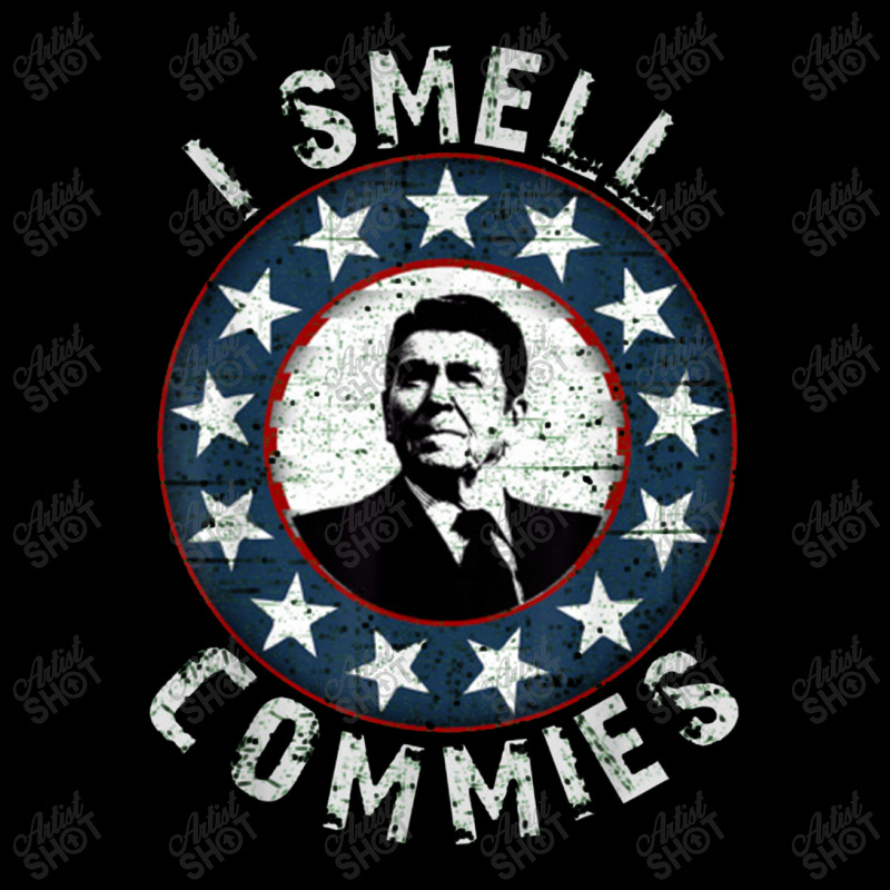 Ronald Reagan I Smell Commies Retro Vintage Political Humor Adjustable Cap by dwindupadi | Artistshot