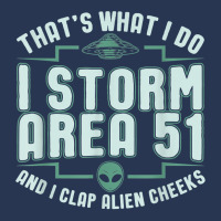 Funny Storm Area 51 Meme Shirt  Clap Alien Cheeks T Shirt Men Denim Jacket | Artistshot