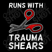 Runs With Trauma Shears Emt Emergency Medical Technician Ems Pocket T-shirt | Artistshot