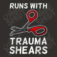 Runs With Trauma Shears Emt Emergency Medical Technician Ems Champion Hoodie | Artistshot