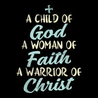 Child God Woman Faith Warrior Christ Jesus Christian Gift T Shirt Men's 3/4 Sleeve Pajama Set | Artistshot