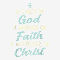 Child God Woman Faith Warrior Christ Jesus Christian Gift T Shirt Youth 3/4 Sleeve | Artistshot