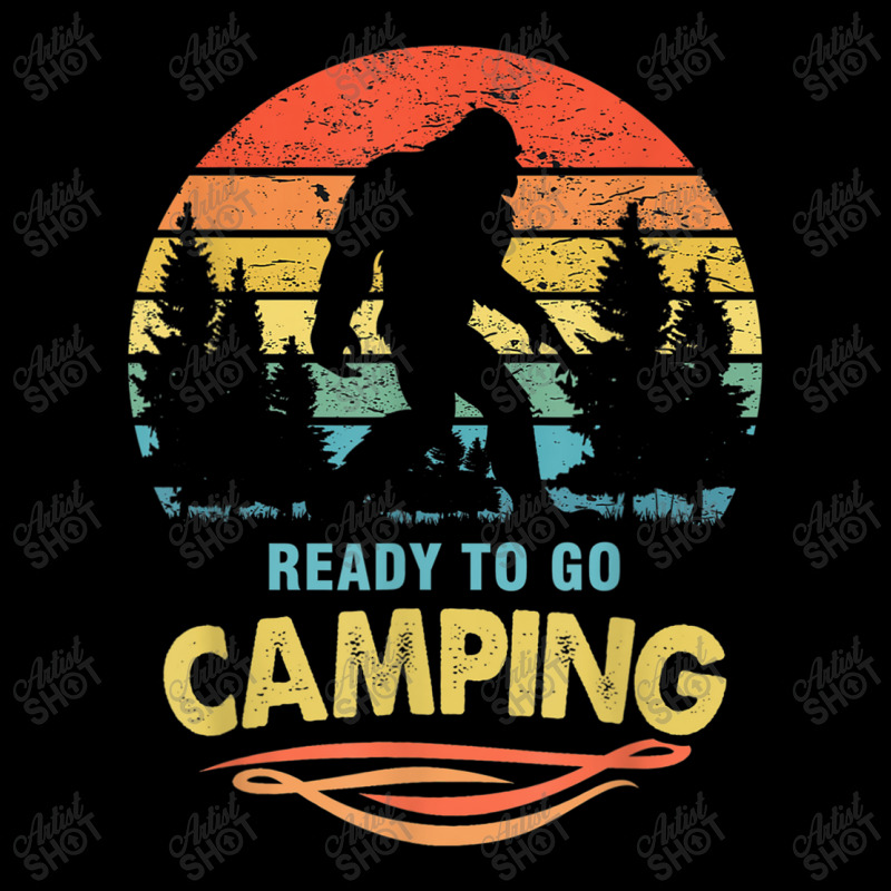 Camping Camping Funny Bigfoot Ready To Go Camping Pocket T-shirt | Artistshot