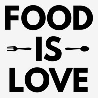 Food Is Love Scorecard Crop Tee | Artistshot