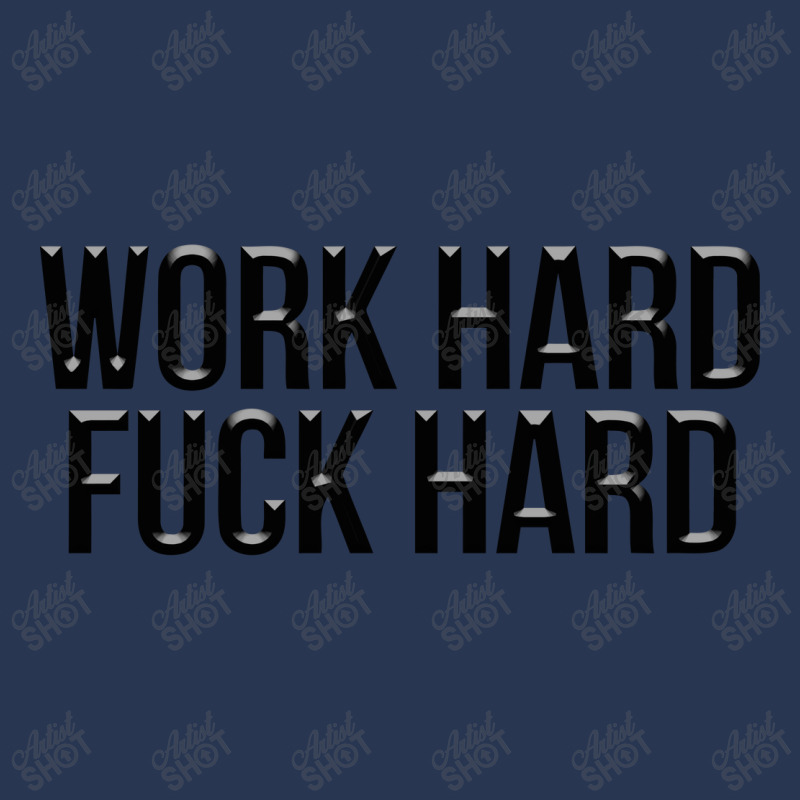 Work Hard Fuck Hard Men Denim Jacket | Artistshot