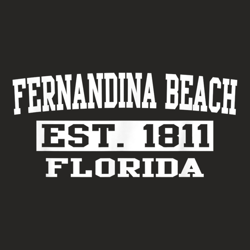 Fernandina Beach T Shirt Florida Amelia Island Tee Shirt Ladies Fitted T-Shirt by norhannuchols | Artistshot