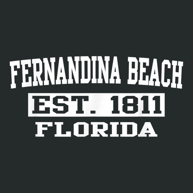 Fernandina Beach T Shirt Florida Amelia Island Tee Shirt Women's Triblend Scoop T-shirt by norhannuchols | Artistshot