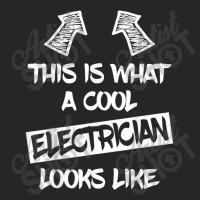 Electrician Cool Electrician Electricians Electronics Funny Saying Ladies Fitted T-shirt | Artistshot