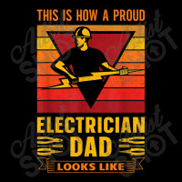 Electrician Electrician Dad Electronics Technician Father Lineman Dad Cropped Sweater | Artistshot