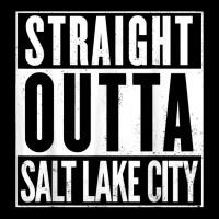 Straight Outta Salt Lake City Vintage Distressed Funny T Shirt Adjustable Cap | Artistshot