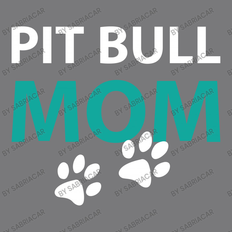 Pit Bull Mom Women's Triblend Scoop T-shirt by SabriAcar | Artistshot