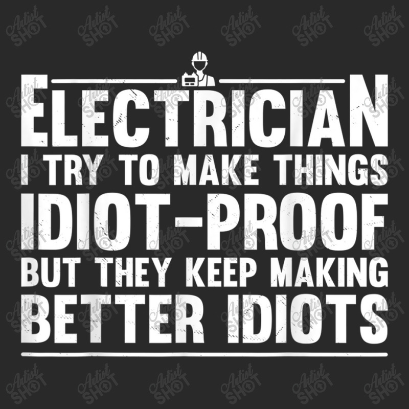 Electrician Funny Electrician Art Dad Lineman Electronics Engineers Printed hat by criticizematter | Artistshot