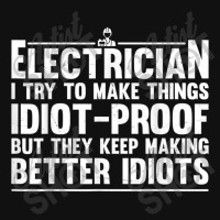 Electrician Funny Electrician Art Dad Lineman Electronics Engineers Baby Beanies | Artistshot