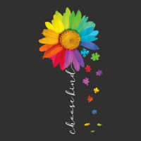 Womens Choose Kind Autism Awareness Rainbow Sunflower Warrior Gifts V Champion Hoodie | Artistshot