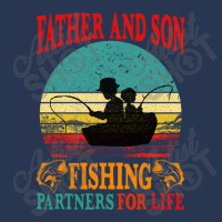 Father Son Fishing Partners For Life Vintage Men Denim Jacket | Artistshot